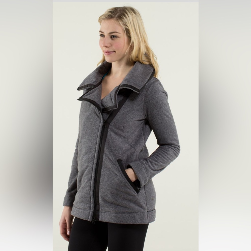 Lululemon fleece moto jacket